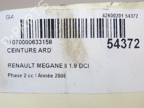 Used Rear right belt tensioner RENAULT MEGANE II (BM0/1_, CM0/1_) 1.9 dCi (131 hp) 28968111