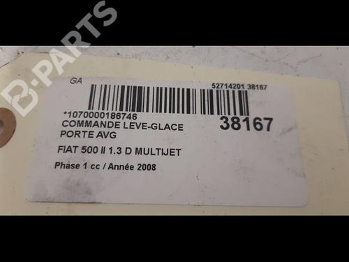 Left front window switch FIAT 500 (312_) 1.3 D Multijet (312AXB1A) | BP9603361I27 