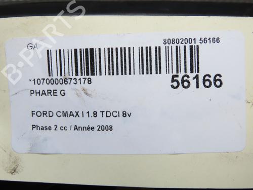 Left headlight FORD C-MAX (DM2) 1.8 TDCi | BP32486184C28