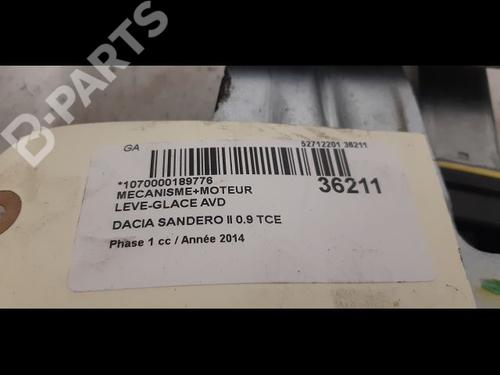 Front right window mechanism DACIA SANDERO II TCe 90 (B8M1, B8MA, B8AC) | BP9603238C23 