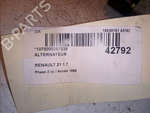 Used Alternator RENAULT 21 Saloon (L48_) 1.7 (L48E) (90 hp) 23172072