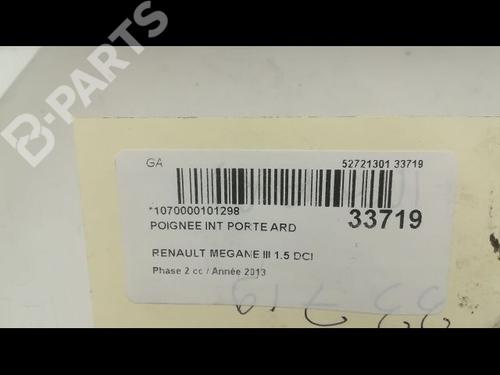Rear right interior door handle RENAULT MEGANE III Grandtour (KZ0/1) 1.5 dCi (KZ09, KZ0D, KZ1G, KZ29, KZ14, KZ1W, KZ10, KZ1F,... | BP9597272I16