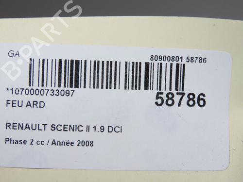 Used Right taillight Right taillight RENAULT SCÉNIC II (JM0/1_) 1.9 dCi (JM14) (131 hp) 36345370 36345370