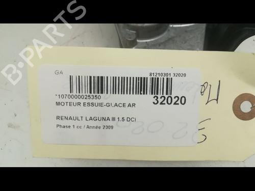 Used Rear wiper motor RENAULT LAGUNA III (BT0/1) 1.5 dCi (BT00, BT0A, BT0T, BT1J) (110 hp) 23178210