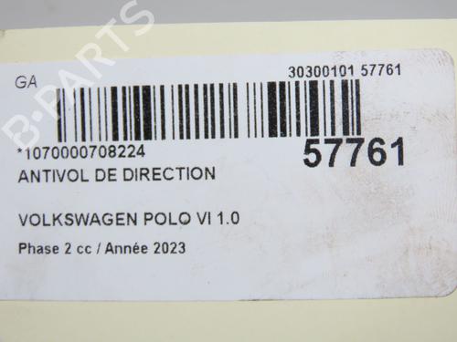 Ignition barrel VW POLO VI (AW1, BZ1, AE1) 1.0 TSI | BP33188162M48 - Image 4