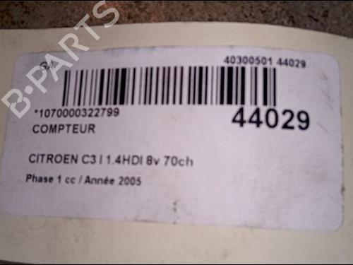 Used Instrument cluster Instrument cluster CITROËN C3 I (FC_, FN_) 1.4 HDi (68 hp) 23174835 23174835