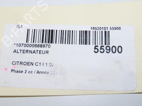 Alternator CITROËN C1 (PM_, PN_) 1.0 | BP31747962M7  - Image 6