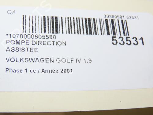 Styring servopumpe VW GOLF IV (1J1) 1.9 TDI (150 hp) 28801577