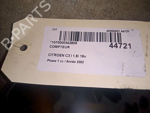Used Instrument cluster Instrument cluster CITROËN C3 I (FC_, FN_) 1.6 16V (109 hp) 9740784 9740784