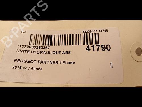 Used ABS pump ABS pump PEUGEOT PARTNER Box Body/MPV 1.6 HDi (90 hp) 9614099 9614099