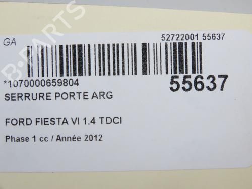 Serrure arrière gauche Serrure arrière gauche FORD FIESTA VI (CB1, CCN) 1.4 TDCi (70 hp) 33249690 33249690