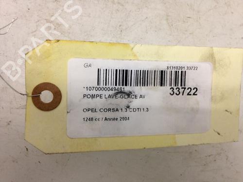 Washer pump OPEL CORSA C (X01) 1.3 CDTI (F08, F68) | BP14881430E24