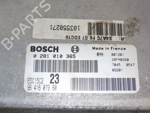 Engine control unit (ECU) CITROËN C5 I (DC_) 2.0 HDi (DCRHZB, DCRHZE) | BP9609830M57 