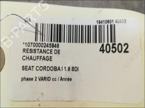 Used Heater resistor SEAT CORDOBA Vario (6K5) 1.9 SDI (68 hp) 23172414