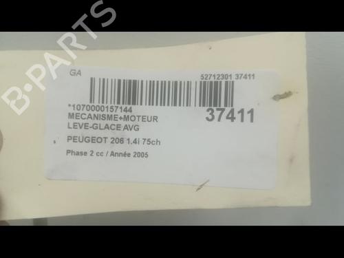 Front left window mechanism PEUGEOT 206 Hatchback (2A/C) 1.4 i | BP9601105C22 
