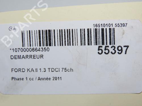 Starter FORD KA (RU8) 1.3 TDCi | BP33711600M8  - Image 6
