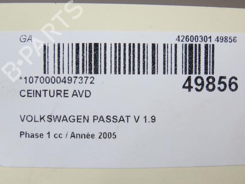Front right seatbelt VW PASSAT B6 (3C2) 1.9 TDI | BP28968122I25 - Image 5