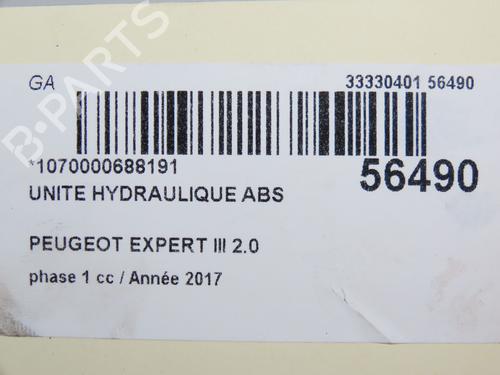 ABS pump PEUGEOT EXPERT Van (V_) 2.0 BlueHDi 120 | BP30824906M43 