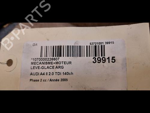 Rear left window mechanism AUDI A4 B7 (8EC) 2.0 TDI 16V | BP23176763C24 