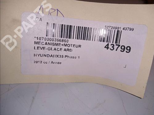 Rear right window mechanism HYUNDAI ix35 (LM, EL, ELH) 2.0 CRDi 4WD | BP11103153C25 