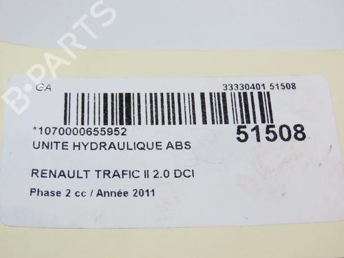 Used ABS pump RENAULT TRAFIC II Van (FL) 2.0 dCi 90 (FL0H, FL00, FL01, FL0M, FL0P, FL0S) (90 hp) 29128775