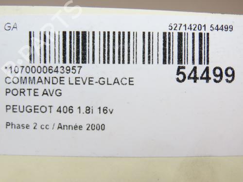 Used Left front window switch Left front window switch PEUGEOT 406 (8B) 1.8 16V (116 hp) 28968901 28968901