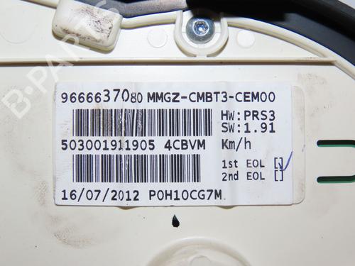 Instrument cluster PEUGEOT 206+ (2L_, 2M_) 1.4 HDi eco 70 | BP28830464C47 