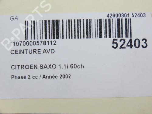 Front right belt tensioner CITROËN SAXO (S0, S1) 1.1 X, SX | BP24361068C88 