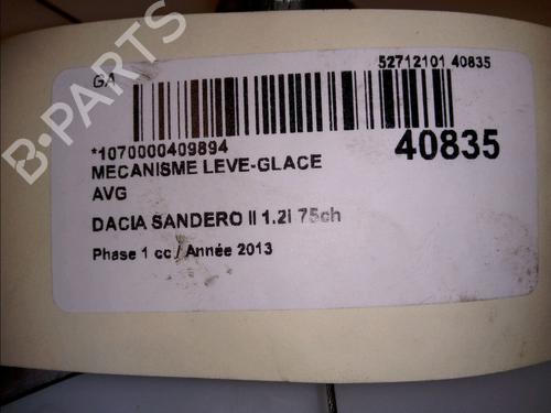 Used Front left window mechanism DACIA SANDERO [2008-2026]  15742330