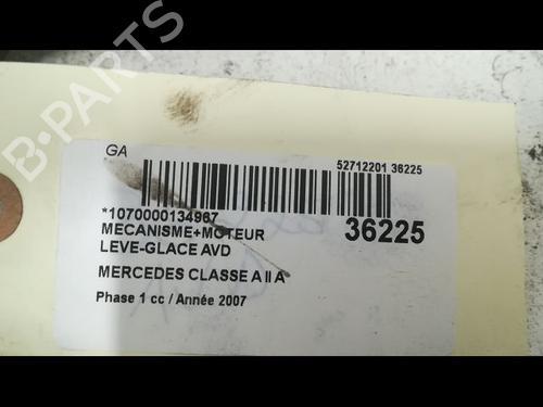 Used Front right window mechanism MERCEDES-BENZ A-CLASS (W169) A 180 CDI (169.007, 169.307) (109 hp) 9599370