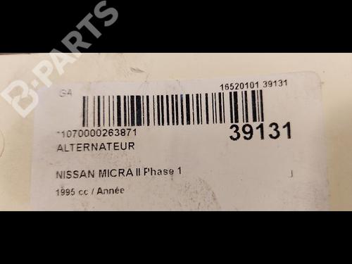 Alternator NISSAN MICRA II (K11) 1.3 i 16V | BP9611792M7 