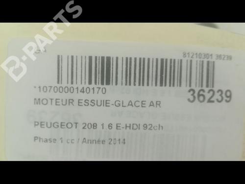 Rear wiper motor PEUGEOT 208 I (CA_, CC_) 1.6 HDi | BP9600943M102 
