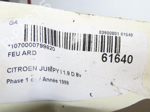Used Right taillight Right taillight CITROËN JUMPY I Van (BS_, BT_, BY_, BZ_) 1.9 D 70 (69 hp) 40438005 40438005