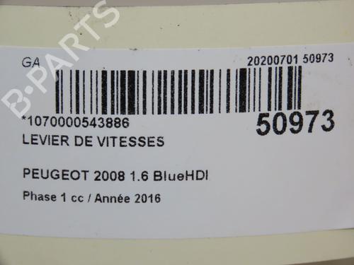 Used Gear lever PEUGEOT 2008 I (CU_) 1.6 BlueHDi 100 (100 hp) 18859305