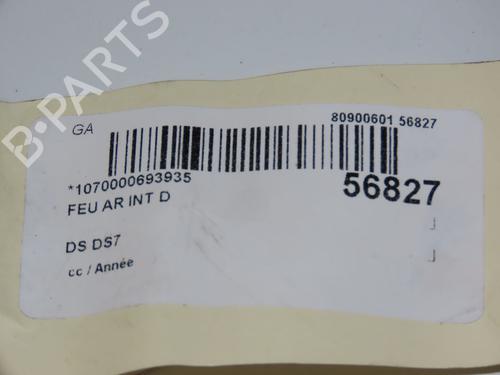 Right tailgate light DS DS 7 Crossback (J4_, JR_, JC_) 2.0 BlueHDi 180 (JJEHZR) | BP36495739C80  - Image 5