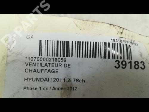 Heater blower motor HYUNDAI i20 I (PB, PBT) 1.2 | BP9606220M62 