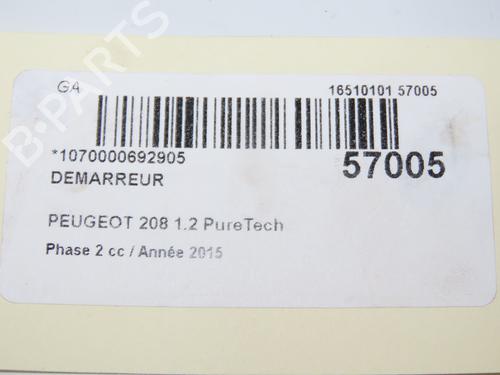 Starter PEUGEOT 208 I (CA_, CC_) 1.2 VTI 82 | BP32277411M8