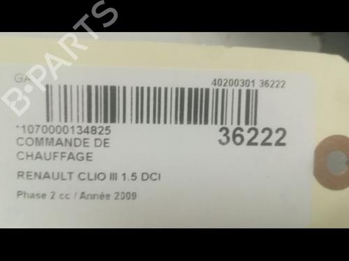 Used Climate control RENAULT CLIO III (BR0/1, CR0/1) 1.5 dCi (BR17, CR17) (86 hp) 9599340