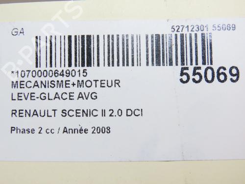 Used Front left window mechanism RENAULT GRAND SCÉNIC II (JM0/1_) 2.0 dCi (JM1K) (150 hp) 28831218