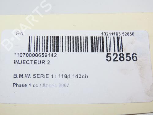Used Injector BMW 1 (E81) 118 d (143 hp) 28828839