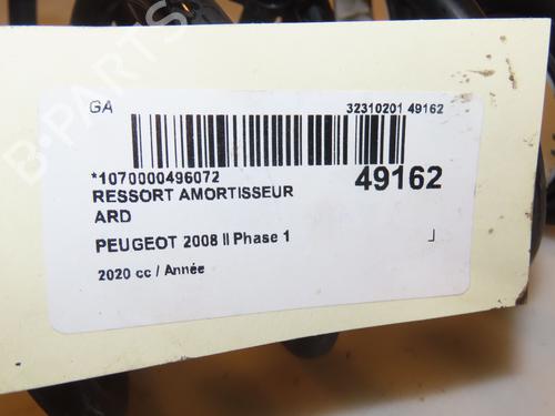 Used Shock absorber spring PEUGEOT 2008 II (UD_, US_, UY_, UJ_, UR_, UC_) 1.2 PureTech 130 (USHNS, URHNS) (130 hp) 16758037