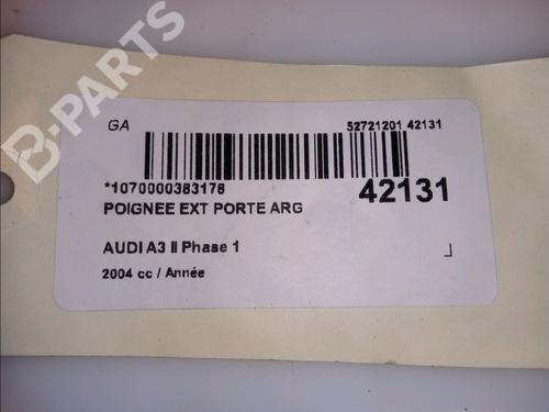Rear left exterior door handle AUDI A3 Sportback (8PA) 2.0 TDI 16V | BP11103228C130 