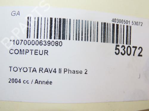 Cockpit TOYOTA RAV 4 II (_A2_) 2.0 4WD (ACA21, ACA20) (150 hp) 28830492