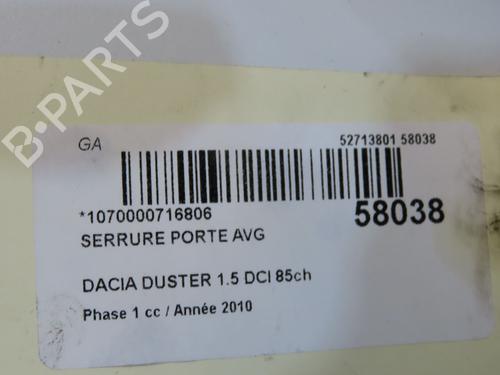Used Front left lock Front left lock DACIA DUSTER (HS_) 1.5 dCi (86 hp) 36427219 36427219