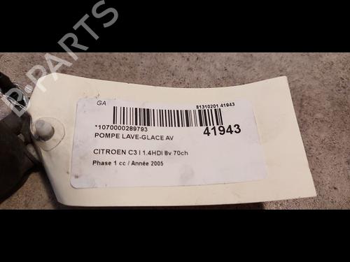 Used Washer pump CITROËN C3 I (FC_, FN_) 1.4 HDi (68 hp) 14881557