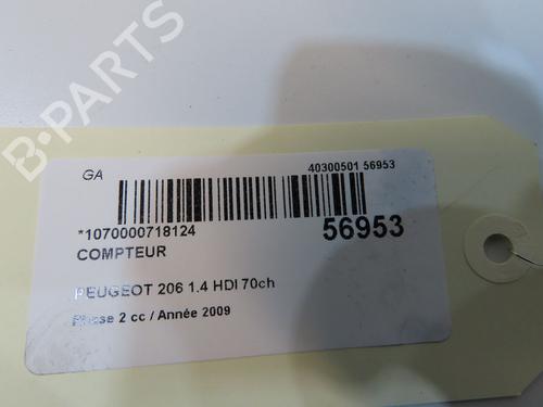 Instrument cluster PEUGEOT 206 Hatchback (2A/C) 1.4 HDi eco 70 | BP36395901C47  - Image 5