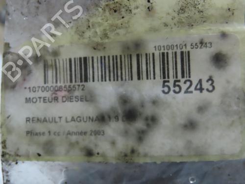 Engine RENAULT LAGUNA II (BG0/1_) 1.9 dCi | BP31119970M1 - Image 3
