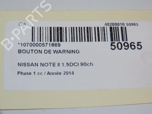 przeacznik-swiate-awaryjnych-nissan-note-e12-2012-23098671 main image