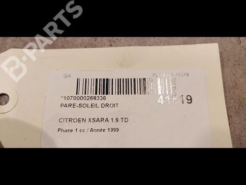 Right sun visor CITROËN XSARA (N1) 1.9 TD | BP9612462I2 