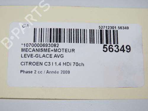 Front left window mechanism CITROËN C3 I (FC_, FN_) 1.4 HDi | BP32399680C22 